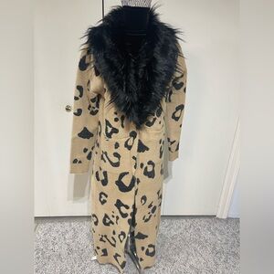 NWOT Donna Salyers Fabulous Furs Sweater Coat